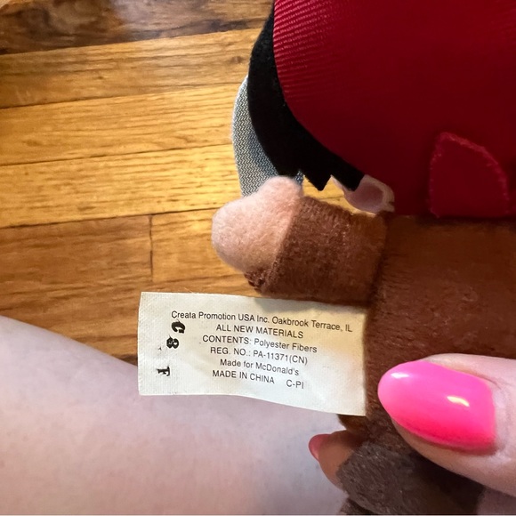 McDonald's Disney Pirates of the Caribbean Jack Sparrow Plush - Picture 5 of 5